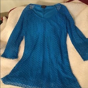 Ladies Top Blue size Large Cal Style USA